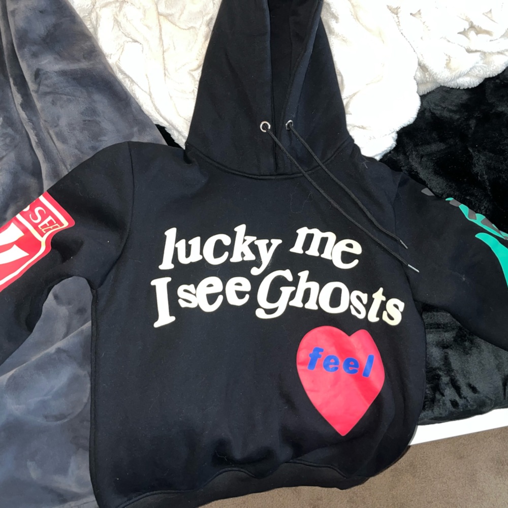 Lucky me I see ghosts hoodie